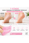 2 Pieces Orange Color Foot Moisturizing Booties Socks One Size Full Gel Socks Foot Care Orange Spa Gel Socks - 2