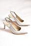 S654071709 White Thin Heeled Women's Shoes - 8
