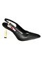 S752098709 Black Thick Heeled Women's Shoes - 5