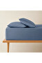 100% Organic Cotton Soft Fabric Elastic Bed Sheet+Pillowcase Corner Depth 28-30 cm**NEW SEASON**