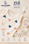 Newborn Baby Kids 3 Piece Bodysuit Set - 4