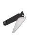 Fieldchef Folding Pocket Knife Black, 10cm Stainless Steel 18/8 Food-Grade Camping Knife with Locking Blade, G10 Handle, Foldable Design & Nylon Carry Case for Outdoor Cooking & Survival - 2