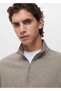 Regular fit fermuarlı sweatshirt - 6