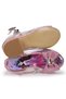 Asel Girl's Glittery Heeled Evening Dress Transparent Shoes - 6