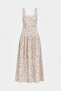 Colorful Peony Patterned Dress - 4