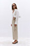 Natural Noli Linen Wrap Skirt - 3