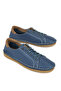 , Women's Genuine Leather Comfort Shoes 16155Z2942 Blue - 4