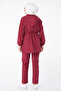 Front Tie Double Suit Claret Red - 27073 - 5