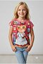 Girl's Patterned Oversize T-Shirt - 3