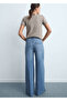 Wideleg Jeans with High Waist - 4
