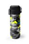 Kids Black Gray Camouflage Patterned Straw and Direct Drinking Steel Thermos 500 ml 31909 - 5