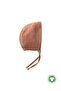 Tied Baby Organic Muslin Hat 0-2 Years Light Brown