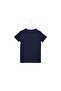 Printed Navy Blue Boy's T-shirt Andkıds - 3