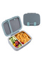 Steel Core Bento Stainless Steel Lunch Box – 839ml, 2 Compartment-Graphite