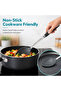 Cooking Spoon Nylon 203C Heat Resistant Soft Grip Dishwasher Safe Non Stick Friendly Kitchen Spoon - 5