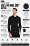 Thermal Underwear Top Long Sleeve V Neck Unisex Pp Seamless IiLevel Ocp006