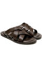 Men's Slippers M7727 Leather Upper Sandals - 3