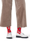 جوارب قطنية نسائية من Happy Socks باللون الأحمر P003200 - 2