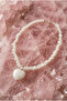 Handmade Heart Shaped Moonstone Pendant with Pendant Chain and Cracked Stone Necklace - 5