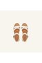 Shoes Women / Girls Sandals 10020749 10020758 Audrey Metallic Linen Stripe - 4
