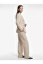 Slit Detailed Crepe Fabric Wide Leg Trousers - 2