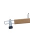 Wooden 8131 Latch Hanger for Pants and Skirts, Natural Color, 1 Piece - 3