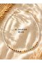 White, Colorful Beaded Necklace 41+4 cm Acr9895 - 2
