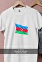 Oversize Flag of Azerbaijan Designed Unisex T-Shirt - 2