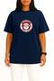 Oversized Santa Claus Christmas Chest Printed Unisex T-Shirt - 2