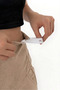 Adjustable High Waist Flexible Maternity and Postpartum Comfortable Cut Pants Beige - 2