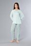 Long Sleeve Seasonal Pajama Set Viscose 790-63 - 3