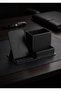 Leather Desktop Organizer - Desk Mat Set with Phone Stand and Pen Holder