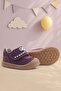 Dino Genuine Leather Purple Brown High Top Baby Shoes