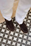 Minoa Brown Loafer Suede Genuine Leather Men's Espadrille - 5