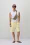 Lace-Up Loose Fit Shorts Yellow - 2