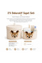 Deer Patterned Covered Children's Room Organizer Basket Set |   Toy & Baby Care Organizer Set of 2