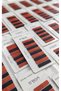 Postit Black Red Colored Transparent Plastic Postit Post-It Post It. Book Markers Bookmark Postit Sticker Note Paper 200 Sheets - 6