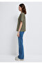 Jeans Printed Green T-Shirt. Regular Fit / Normal Cut 1613804-86961 - 5