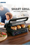 Smart Grill Pro 2000W Electric Contact Grill with 180° Opening, Dual Temperature Control, Non-Stick - 5