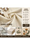 Punch Suitable Natural Natural Raw Fabric Cloth Cream Ready to Print Sewing Width 220 Cm