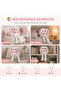 Imported Fabric, Stretchable and Retractable, Cute Plush Rabbit with Ears and Feet, Sleep Companion, Large Size 75 cm - 7