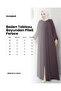 Casual Hajj and Umrah Trip Pleated Halter Neck Ferace - 2