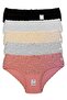 High Waist Lace Bato 5-Piece Panties 5600-1 - 2