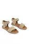 , Women's Genuine Leather Sandals 1511047Z713 Beige - 4