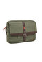 U.S. Polo Assn 24544 Canvas Messenger Bag Laptop Compartment Shoulder Bag Khaki - 3