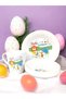 3 piece Baby food Set porcelain children's food Set - 2
