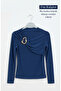 Sendy Blouse with Lycra and Bronchial Detail - 2