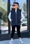 Boy's Hooded Puffer Vest - 7