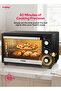 OV 2901 35L Electric Oven 1500W 100-250°C Temp 60min Timer 6-Stage Heating SS Rotisserie Light - 4