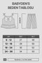Baby Girl Summer Set with Hat 3-Piece Birthday Outfit Striped Ruffle Blouse Pants Combination 9-36 Months - 3